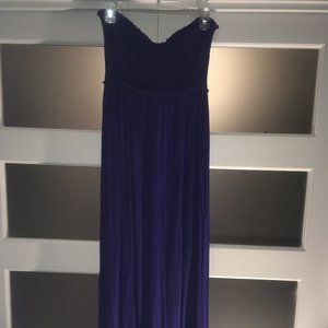 BCBGMaxAzria Strapless Maxi Tube Top Dress